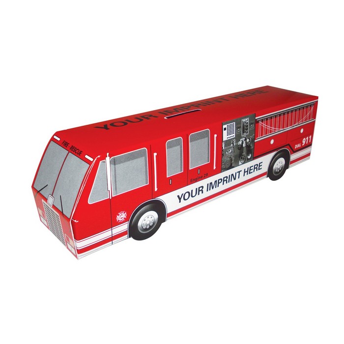 FT14 Fire Truck Bank With Custom Imprint